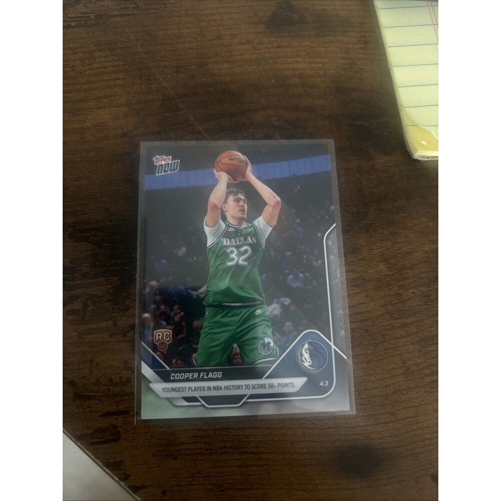 2026 topps Now Cooper Flagg #241 RC 51  point game